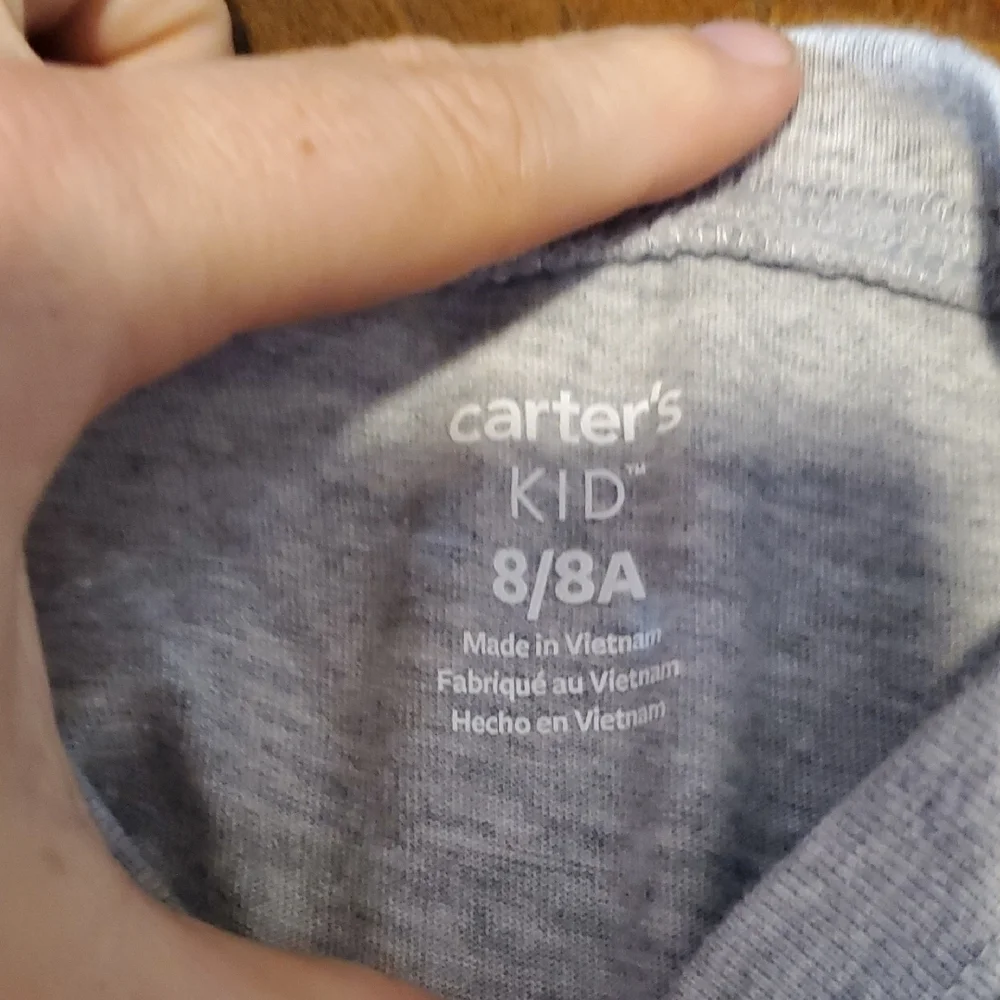 Carter's Long Sleeve Tee with Dinosaur and Candy Design
